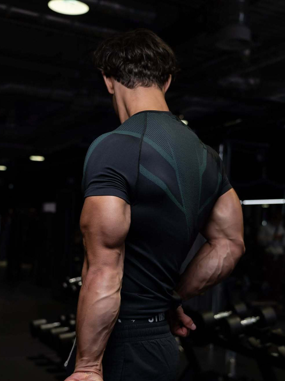 Camiseta Gymshark Compression Visionary Teal