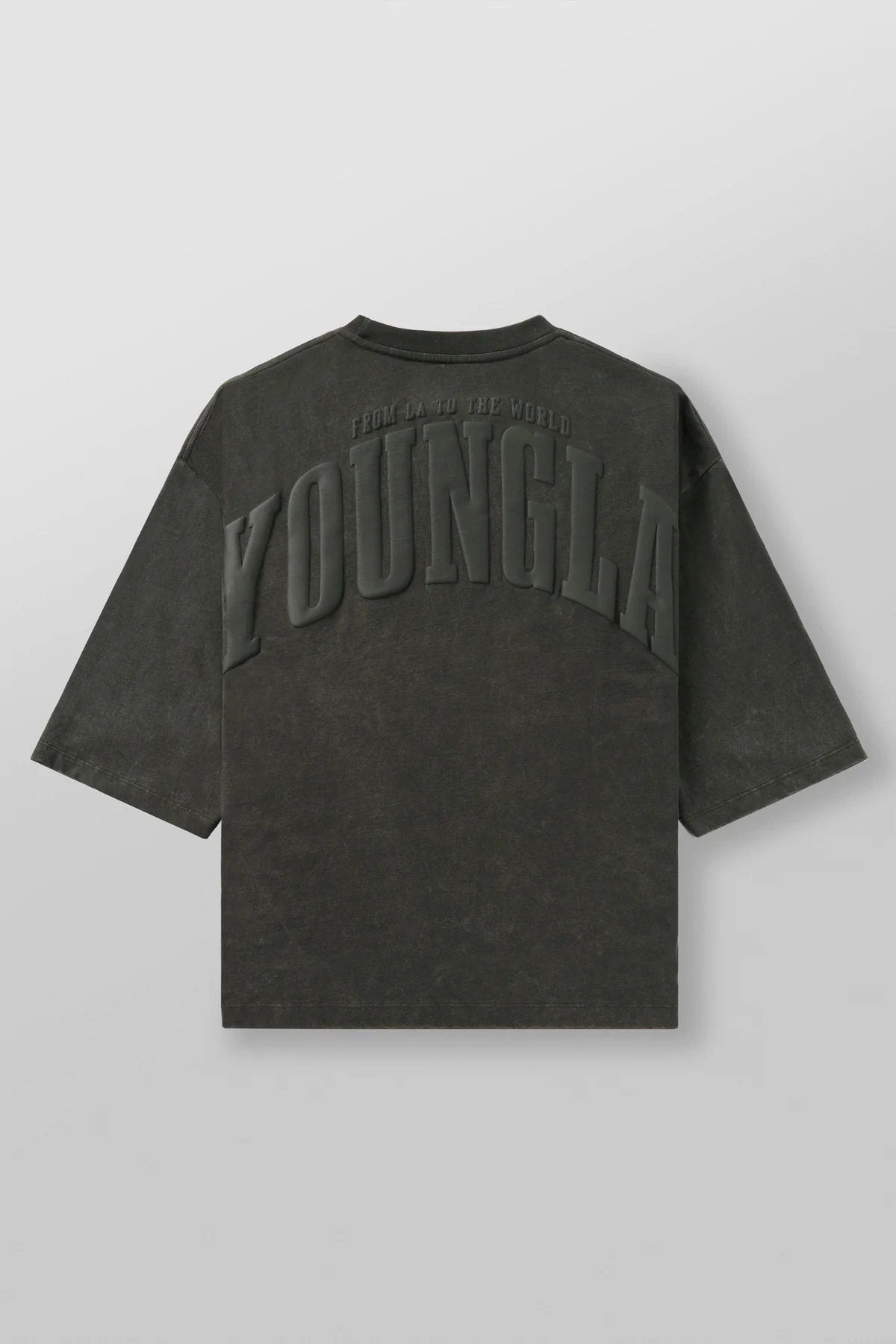 Camiseta Oversized YoungLA Embossed Collegiate