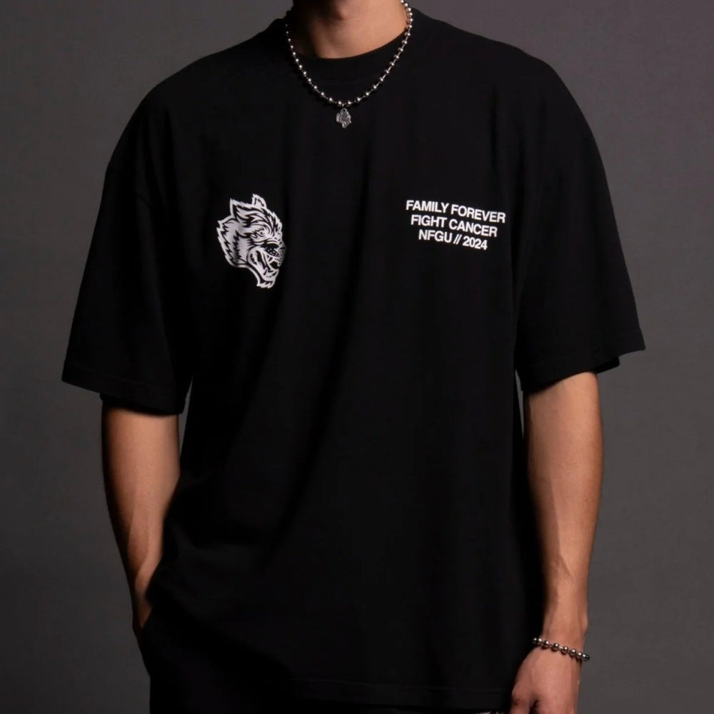 Camiseta Oversized Darc Sport Wolves Family Forever