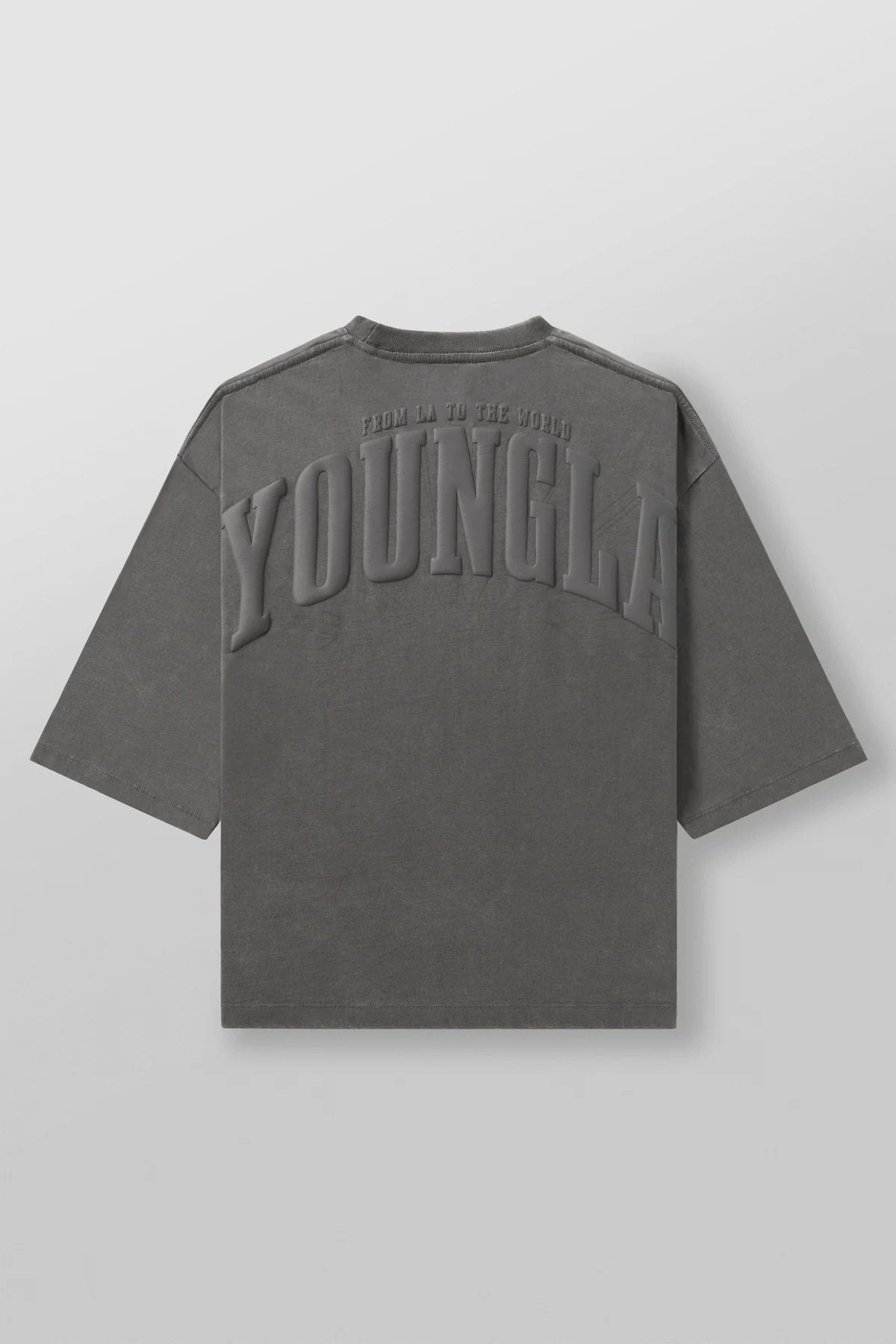 Camiseta Oversized YoungLA Embossed Collegiate