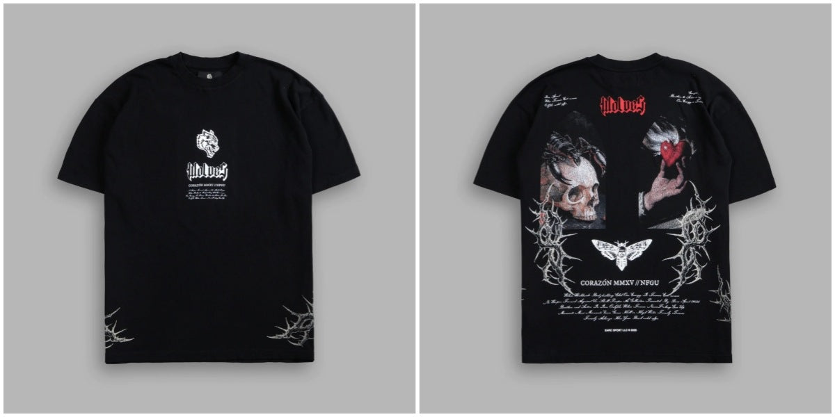 Camiseta Oversized Darc Sport Wolves Corazón