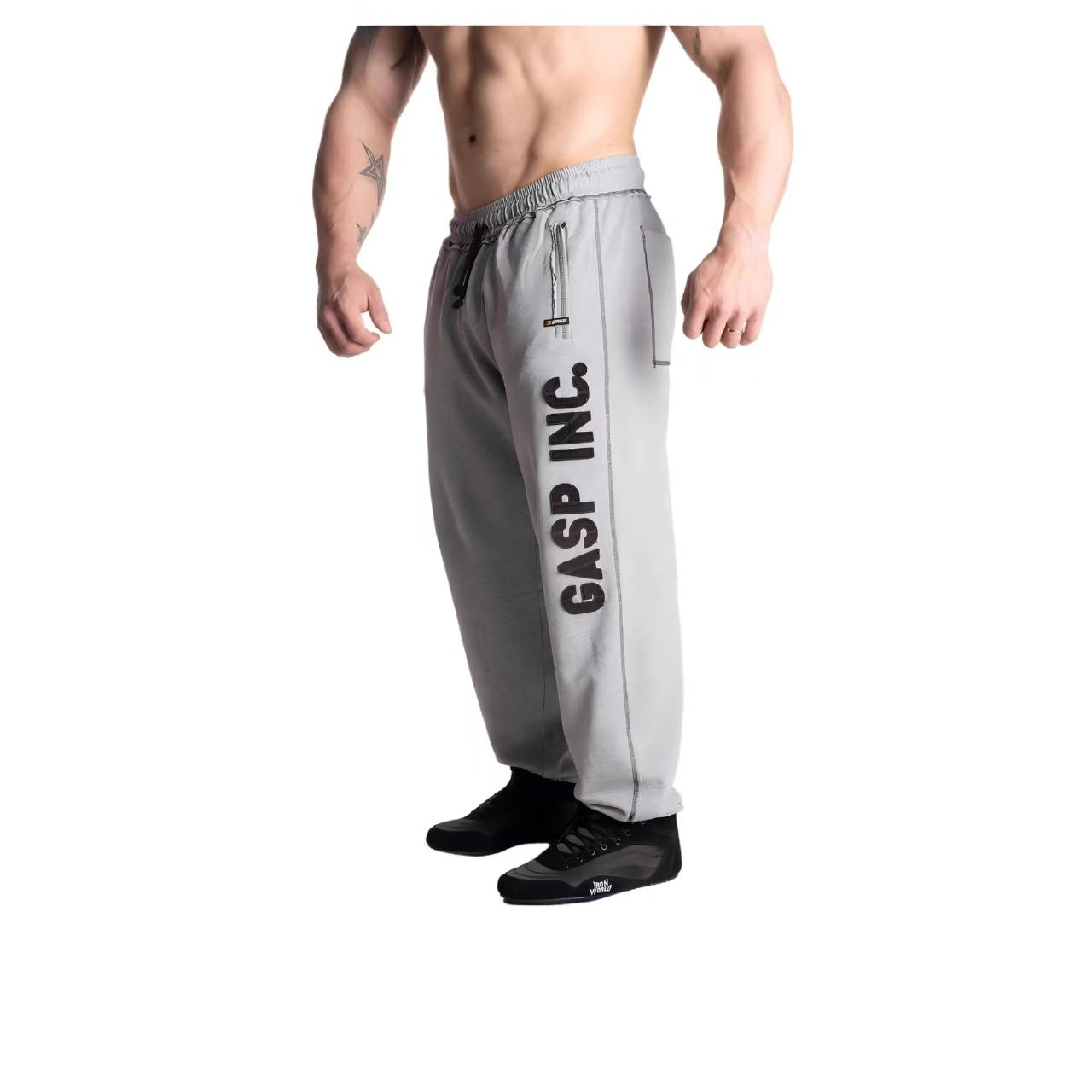 Calça Sweatpants GASP INC. Perna Larga Bodybuilding