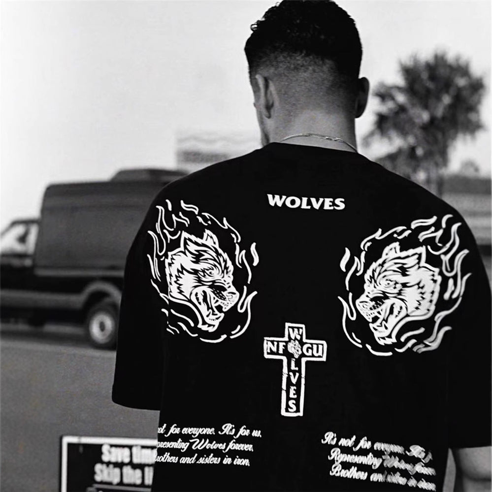 Camiseta Oversized Darc Sport Wolves Iron