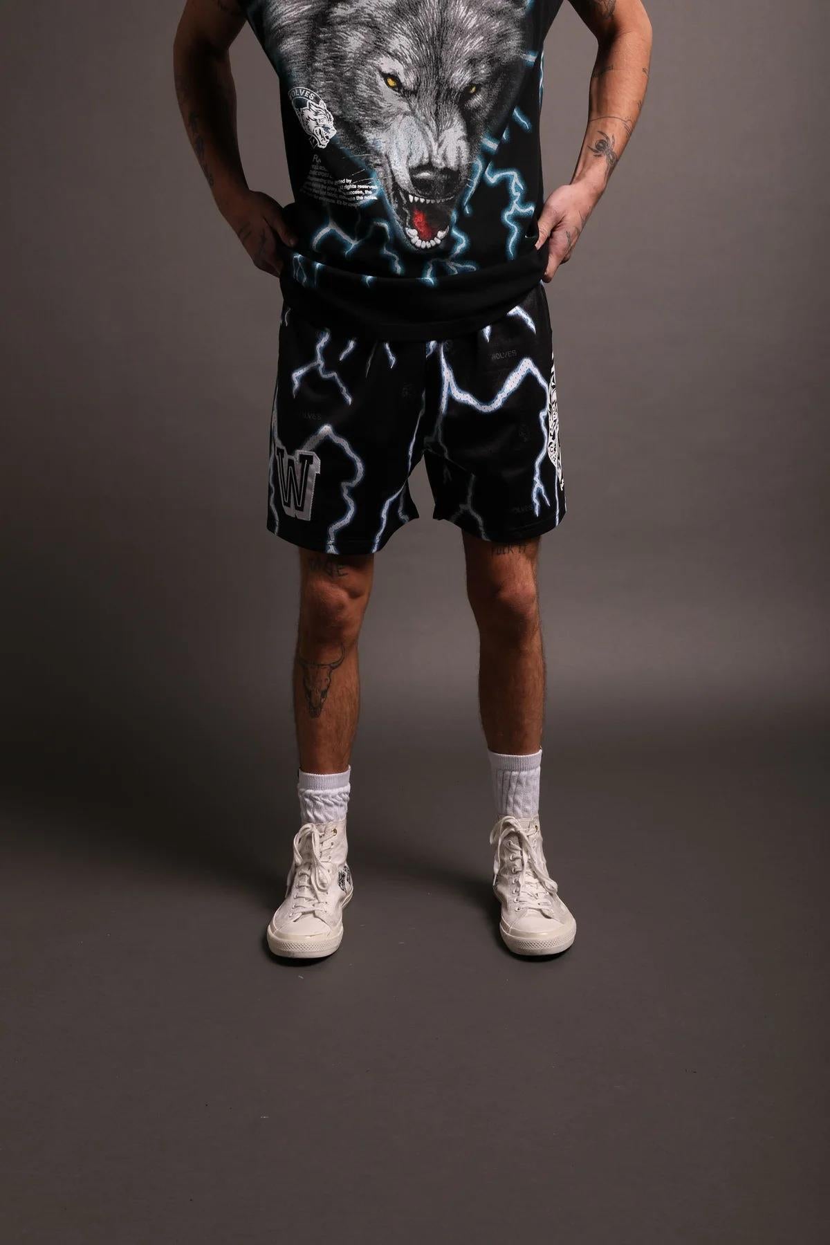 SHORTS DARCSPORT WOLVES LIGHTNING
