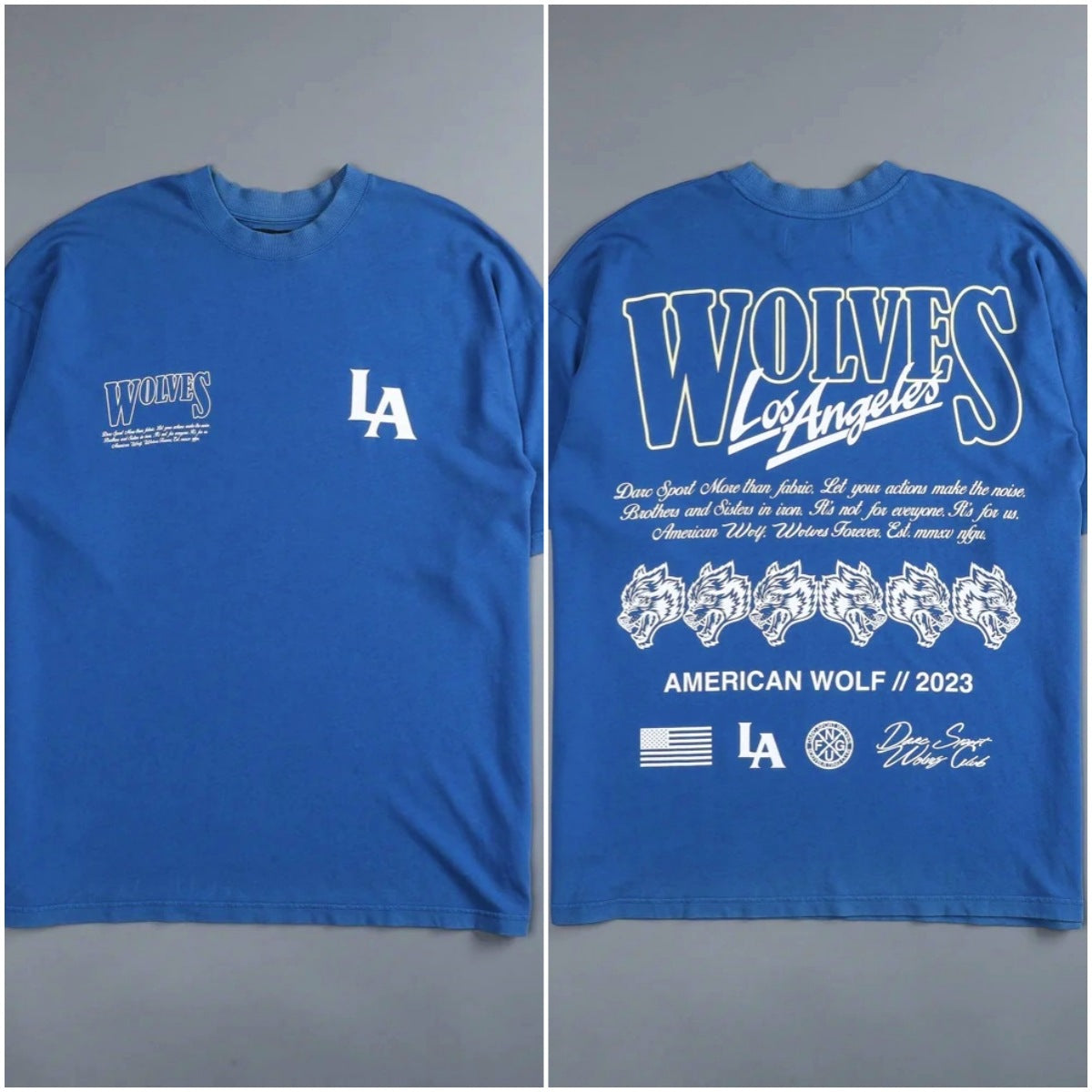 Camiseta Oversized Darc Sport Wolves Club
