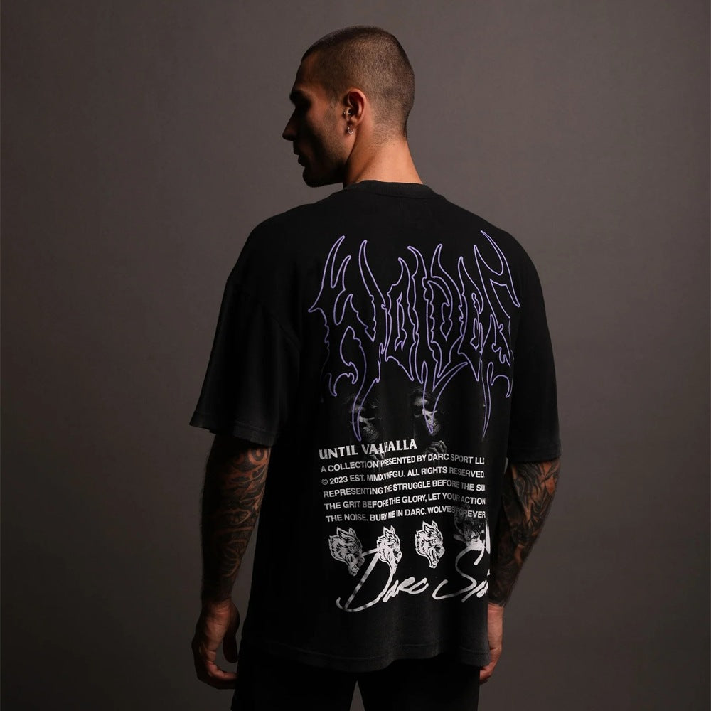 Camiseta Oversized Darc Sport Wolves Until Valhalla