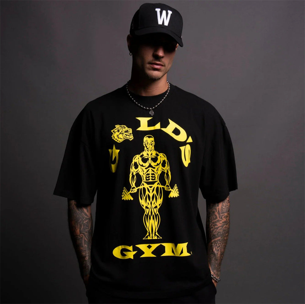 Darc Sport Camiseta Oversized Wolves Darc Sport x Gold's Gym