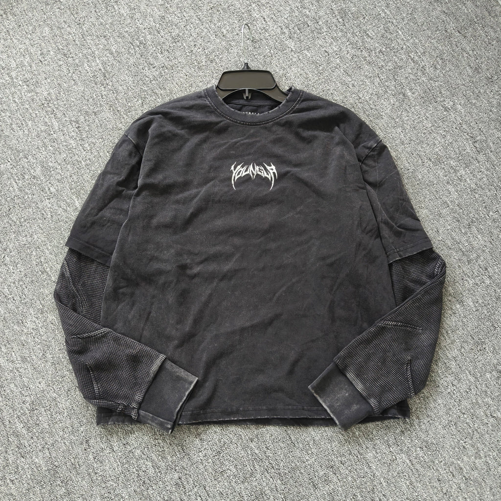 Camiseta de manga cumprida YOUNGLA SHADOW TWOFER LONG SLEEVE