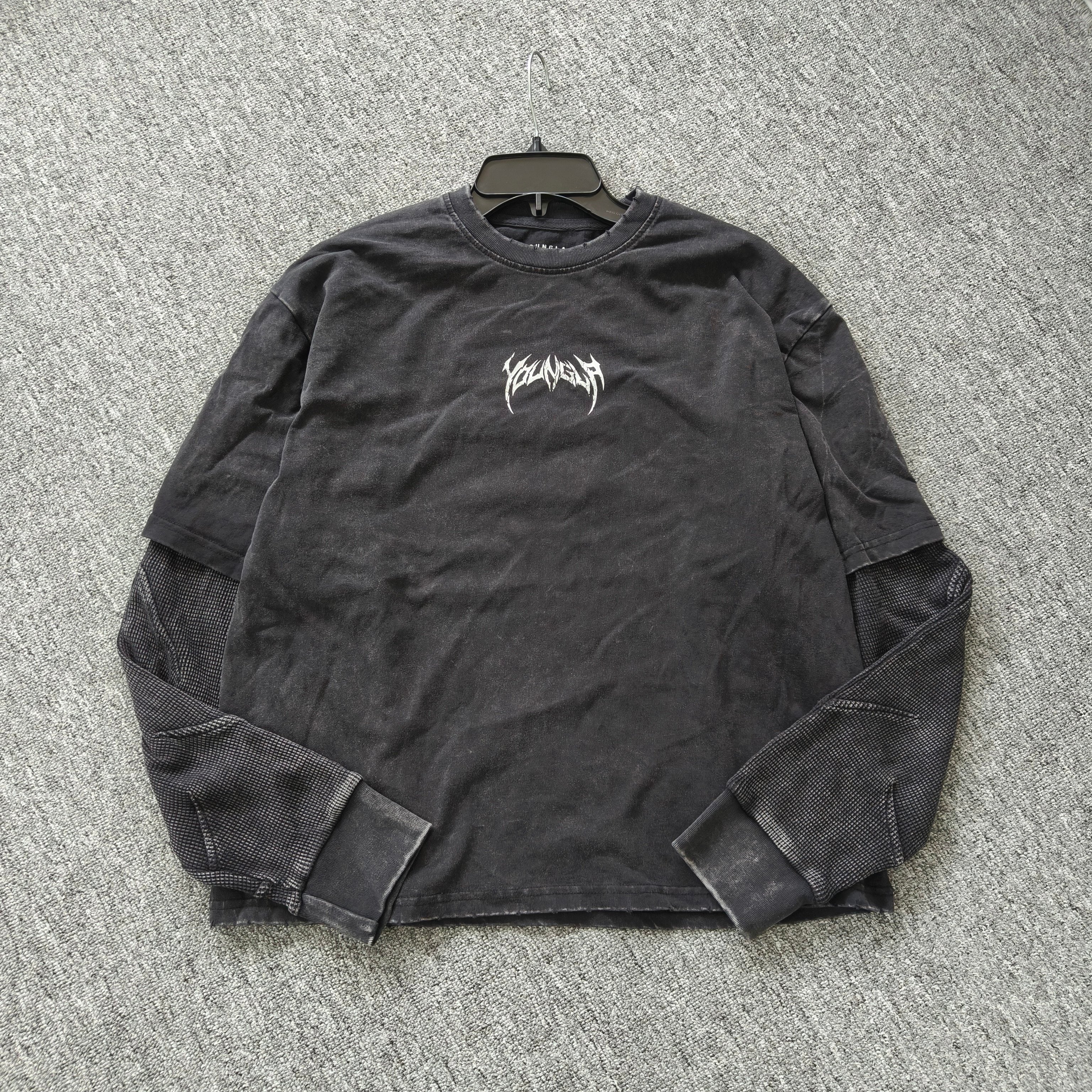 Camiseta de manga cumprida YOUNGLA SHADOW TWOFER LONG SLEEVE