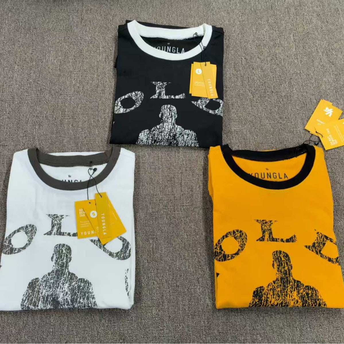 Camiseta Ringer YoungLA Gold's Gym Vintage