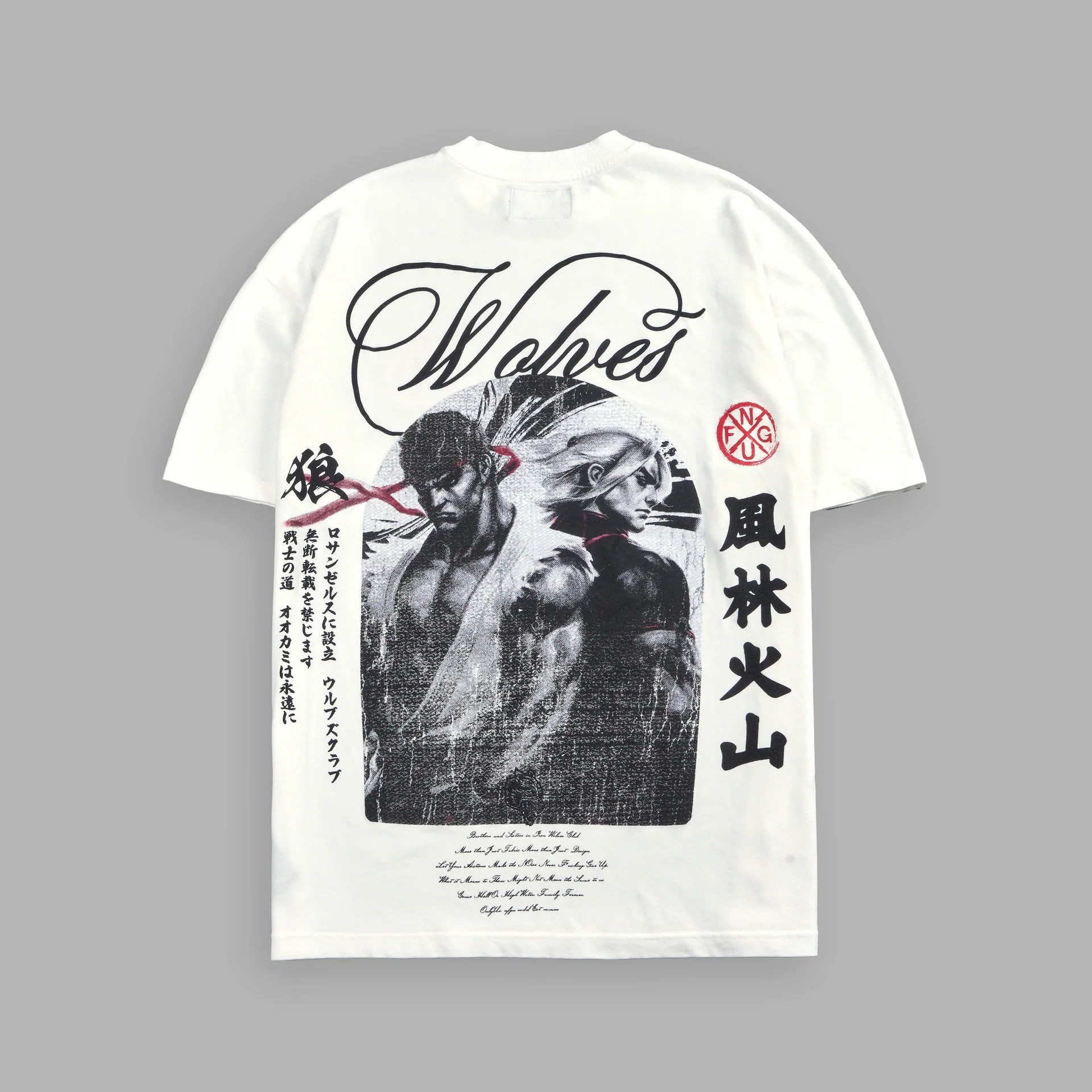 Camiseta Oversized Darc Sport Wolves Furinkazan