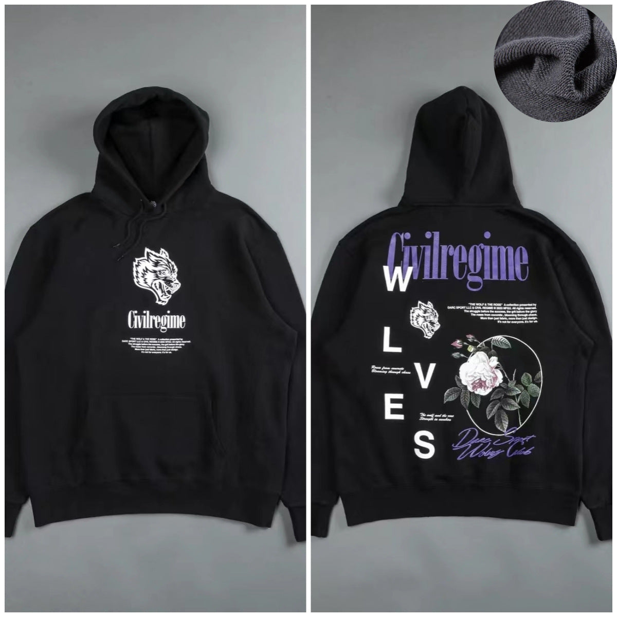 Moletom com Capuz Darc Sport Wolves Forever