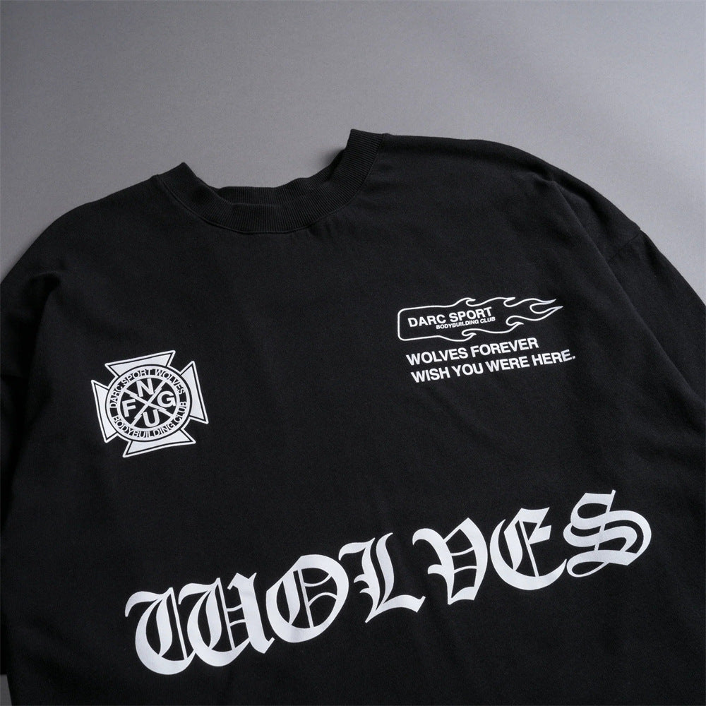 Camiseta Oversized Darc Sport Wolves Blackletter