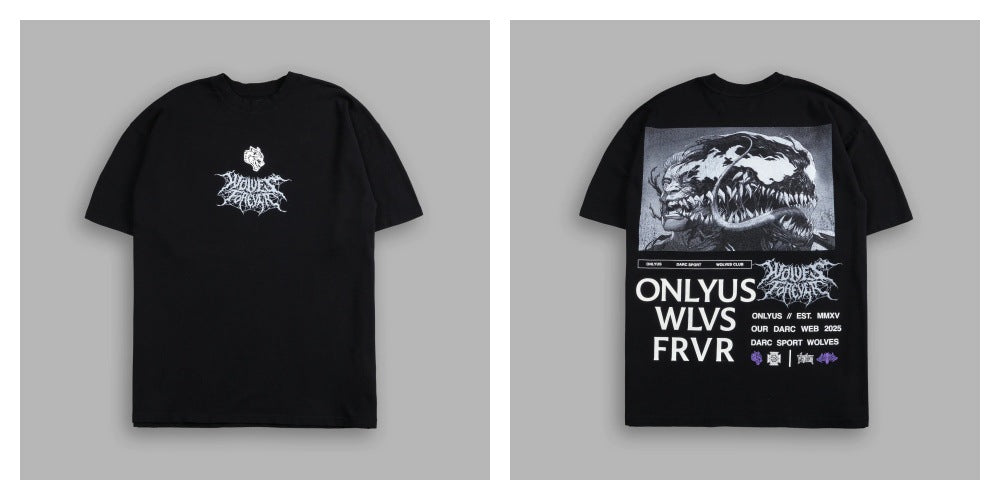 Camiseta Oversized Darc Sport Wolves Forever