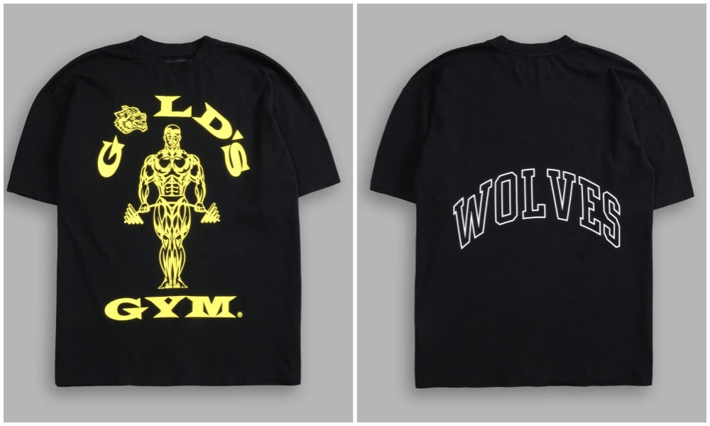 Darc Sport Camiseta Oversized Wolves Darc Sport x Gold's Gym