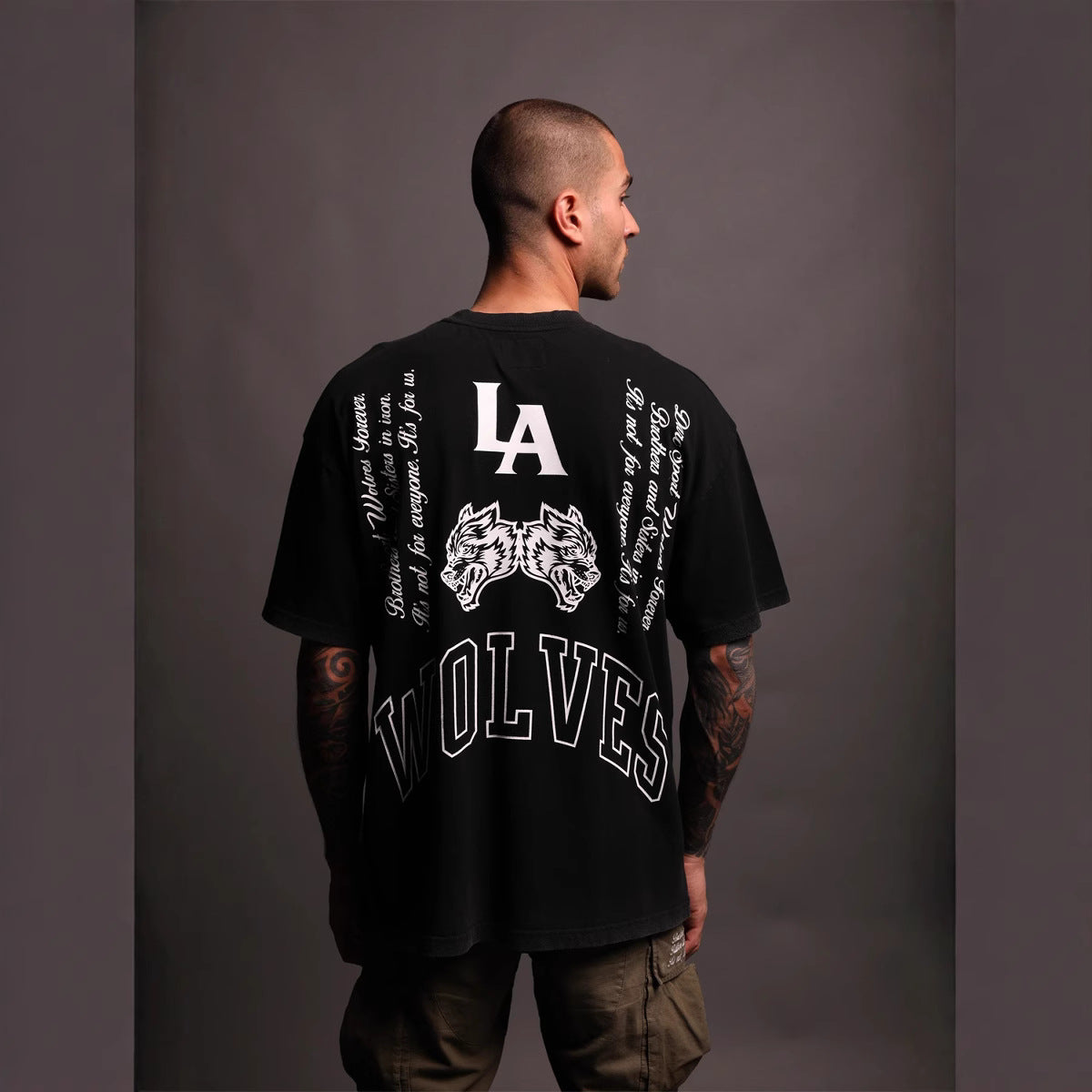 Camiseta Oversized Darc Sport American Wolf