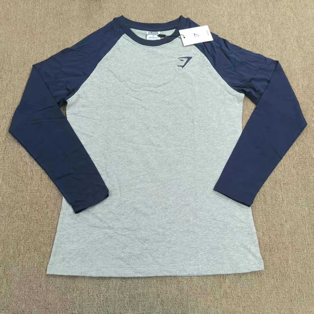 Camiseta Manga Longa Raglan Gymshark Colorblock