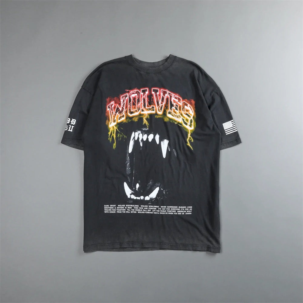 Camiseta Oversized Darc Sport Wolves Bodybuilding