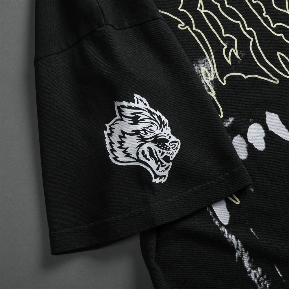 Camiseta Oversized Darc Sport Wolves Until Valhalla