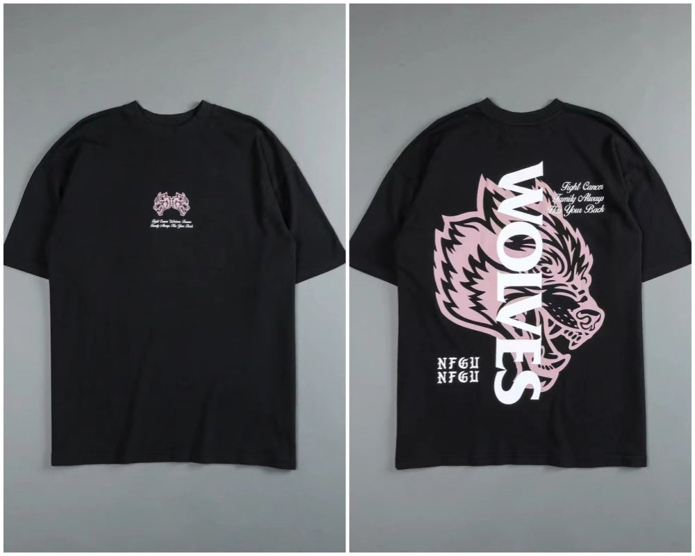 Camiseta Oversized Darc Sport Wolves Estampa Lobo