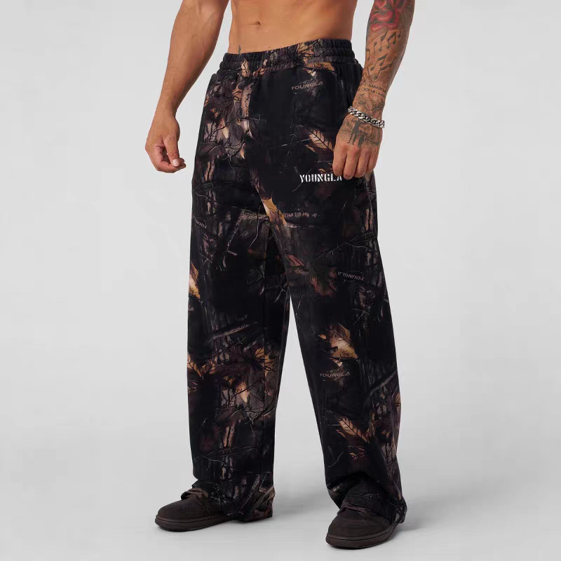 Calça YOUNGLA STREE CAMO NO CUFF SWEATS