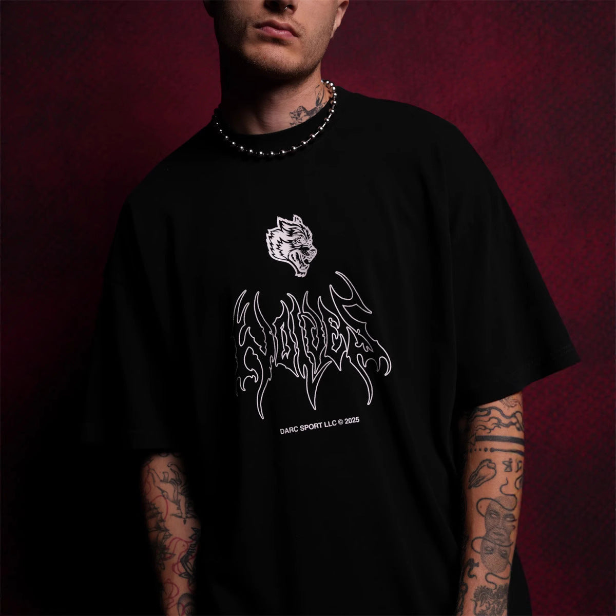 Camiseta Darc Sport Wolves Oversized Preta