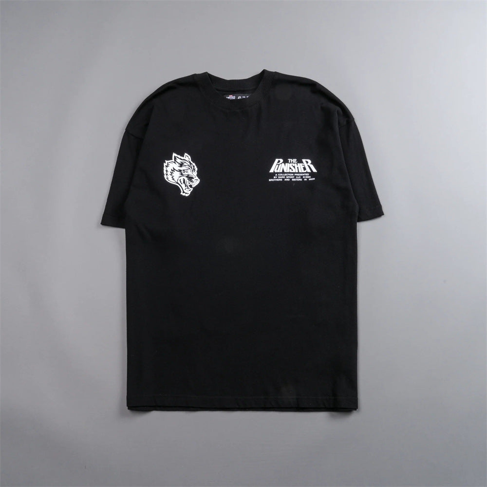 Camiseta Oversized Darc Sport Wolves x The Punisher