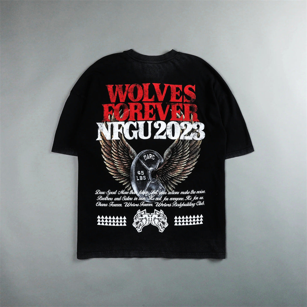 Camiseta Oversized Darc Sport Wolves Forever