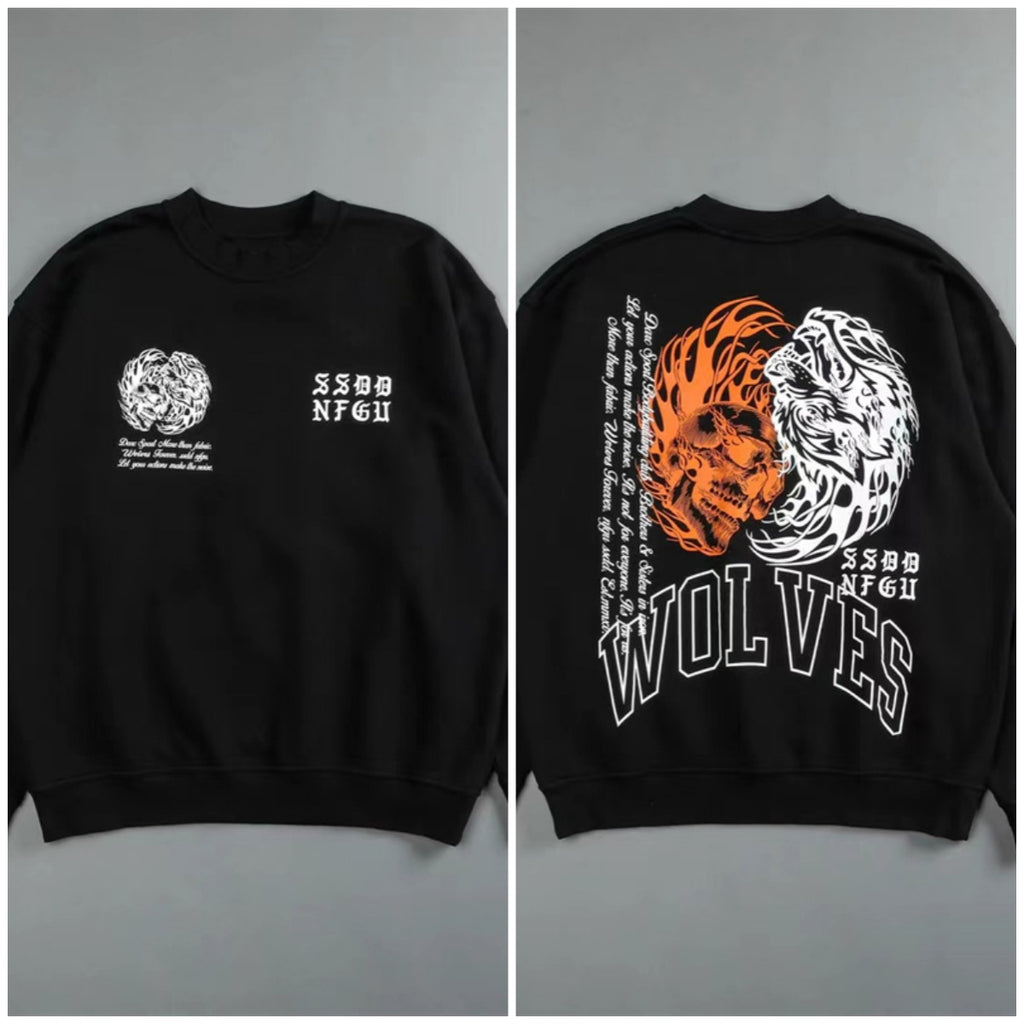 Moletom Crewneck Darc Sport Wolves Oversized