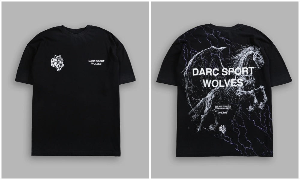 Camiseta Oversized Darc Sport Wolves In God's Hands