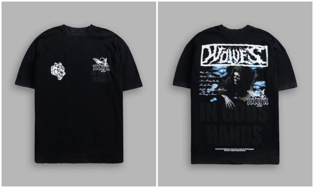 Camiseta Oversized Darc Sport Wolves In God's Hands