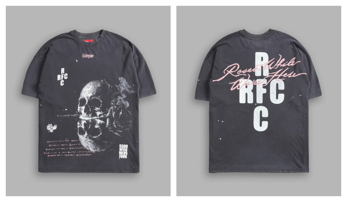 Camiseta Oversized Darc Sport Roses While Were Here