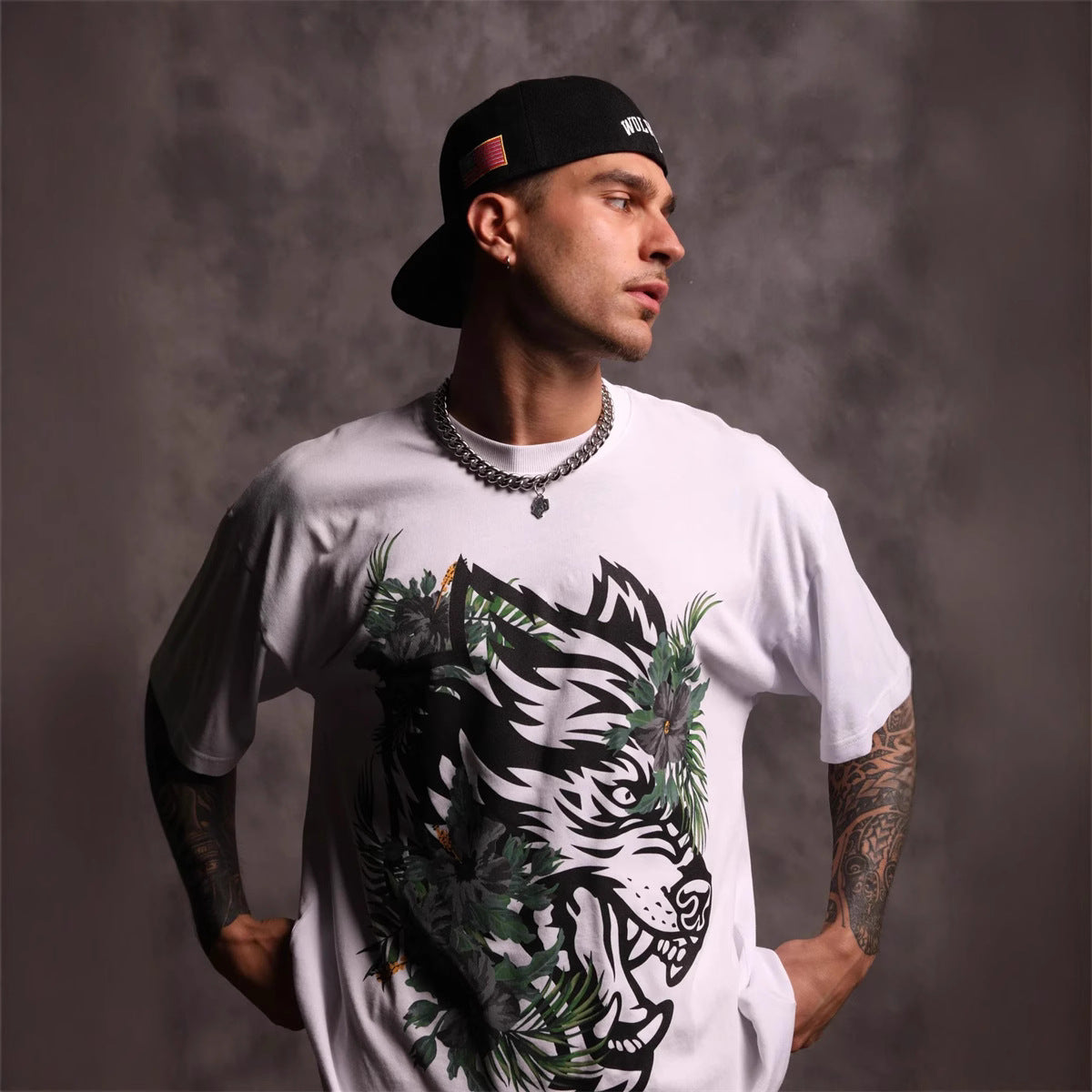 Camiseta Oversized Darc Sport Wolves Tiger