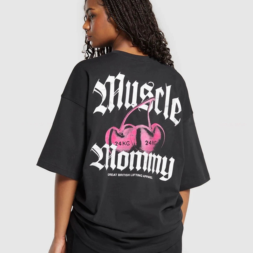 Camiseta Feminina Gymshark  "Muscle Mommy"