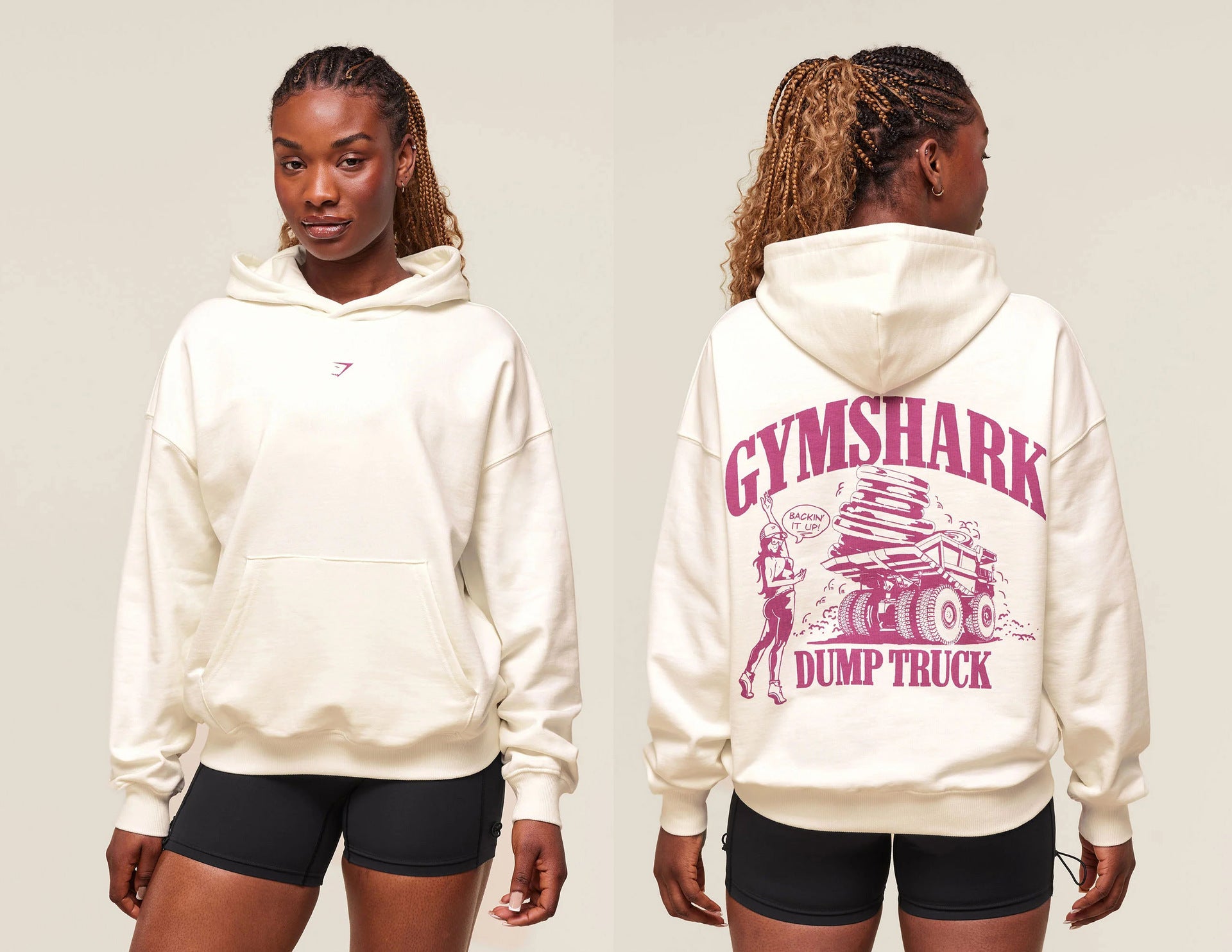 Modelos de Moletom com Capuz Gymshark Strength Dept.