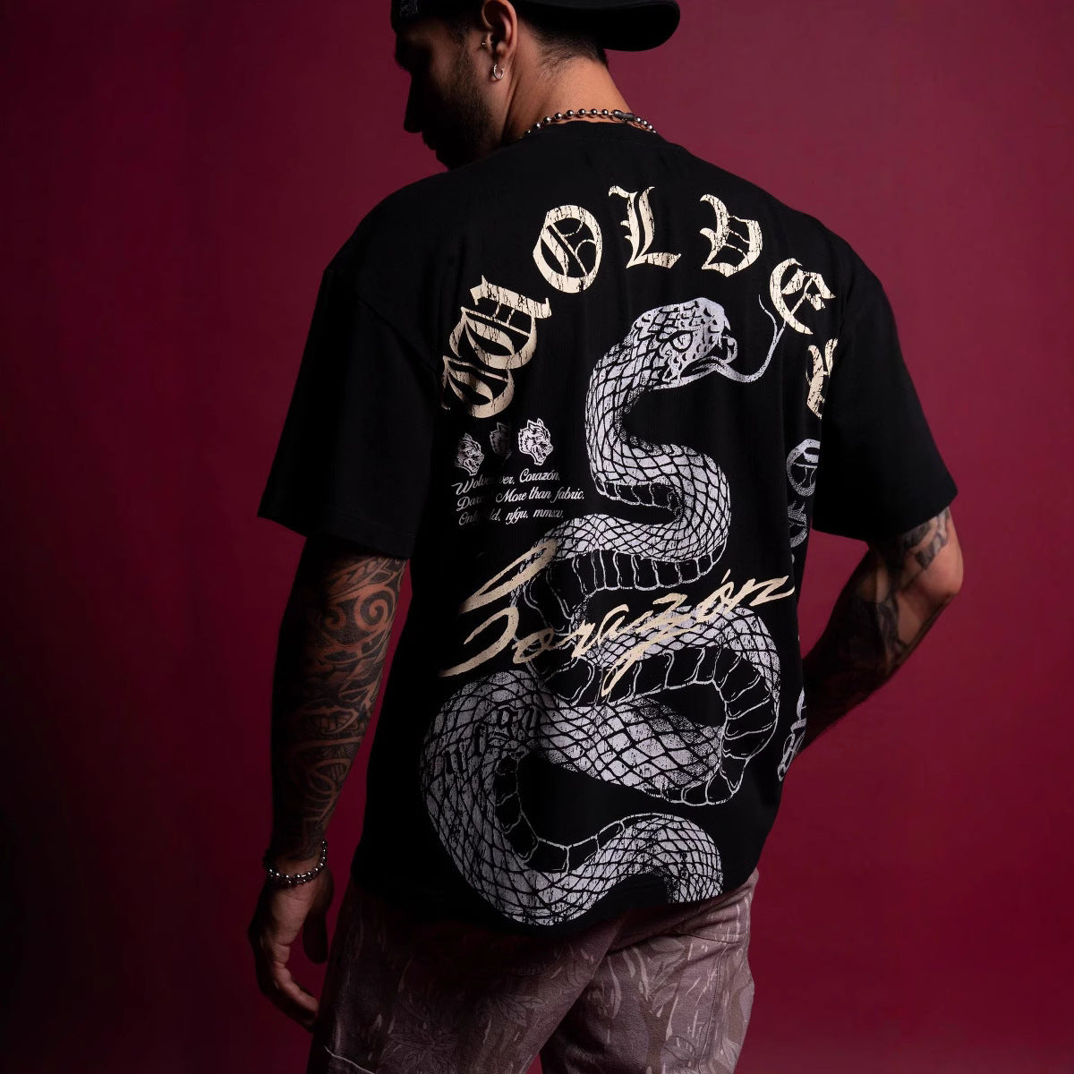 Camiseta Oversized Darc Sport Wolves Corazón