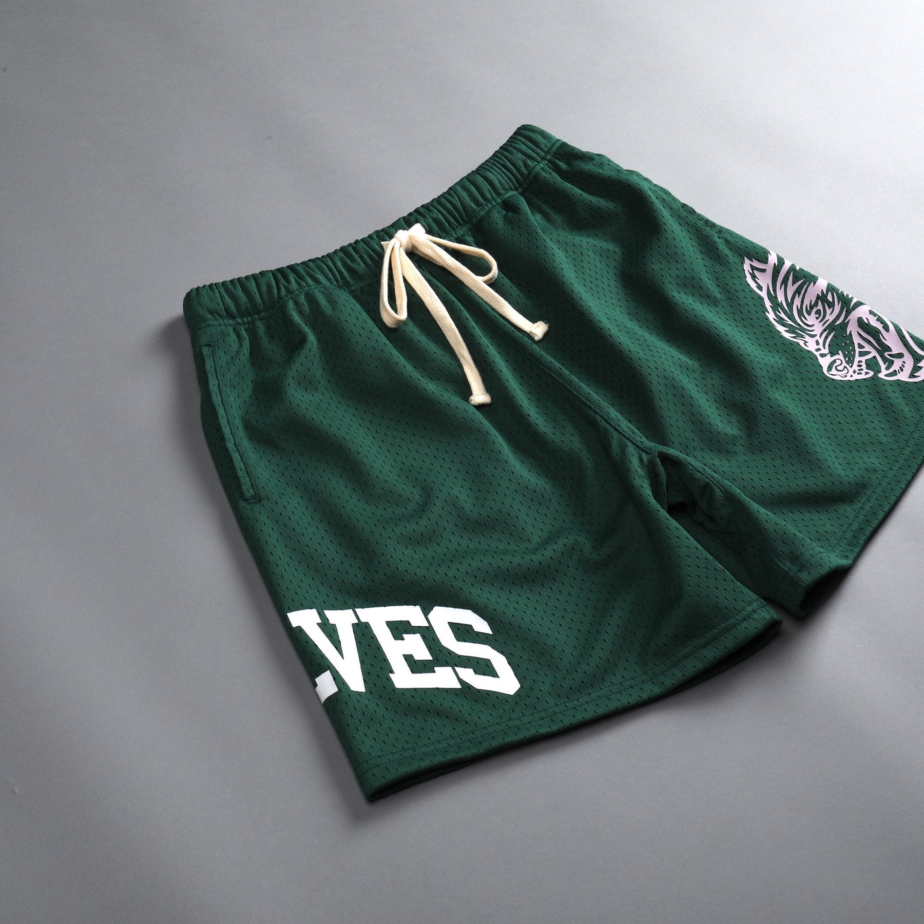 DUAL WLVS FRVR BROLIC TRACK SHORTS