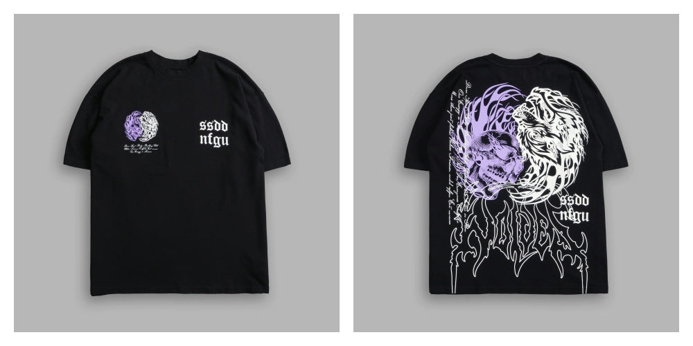 Darc Sport Camiseta Oversized Caveira — Algodão 230g