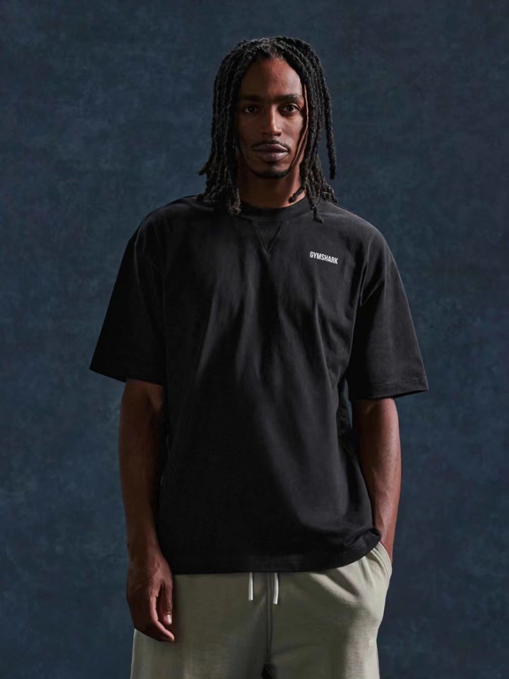 Camiseta Gymshark Oversized Logo Discreta