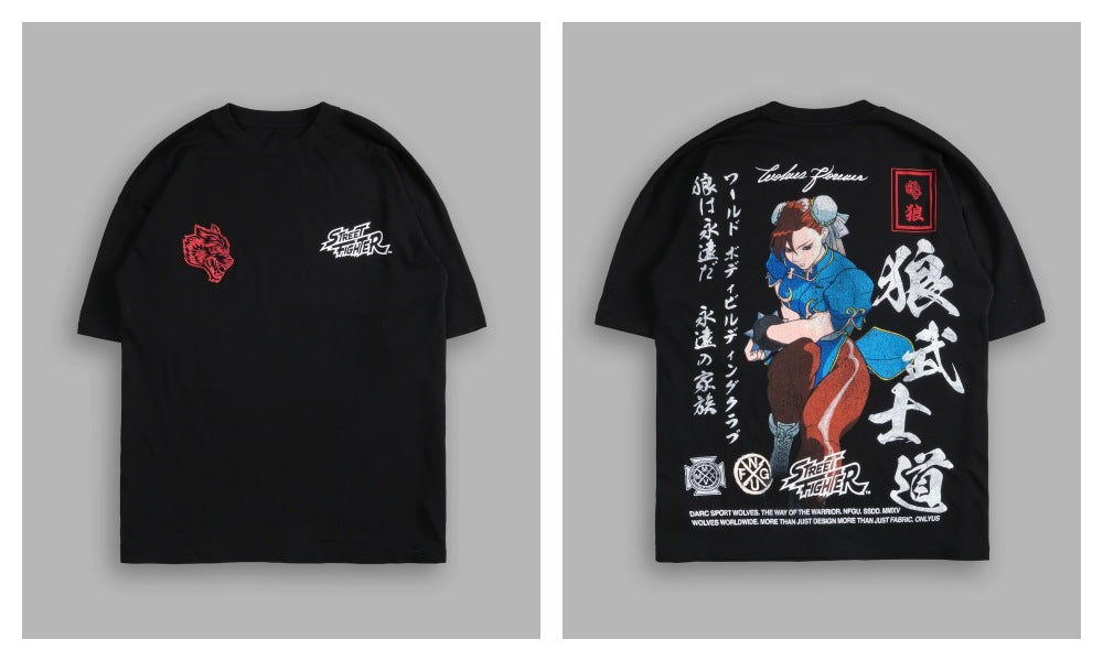 Camiseta Oversized Darc Sport Street Fighter Collab
