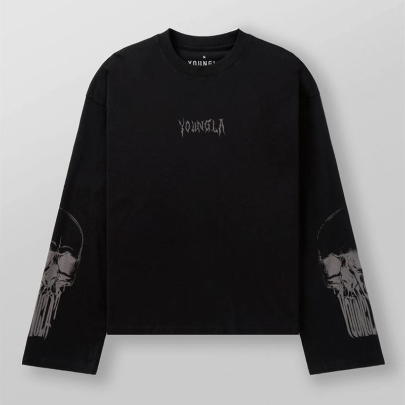 Camiseta YOUNGLA  DARKSIDE CROPPED LONGSLEEVES