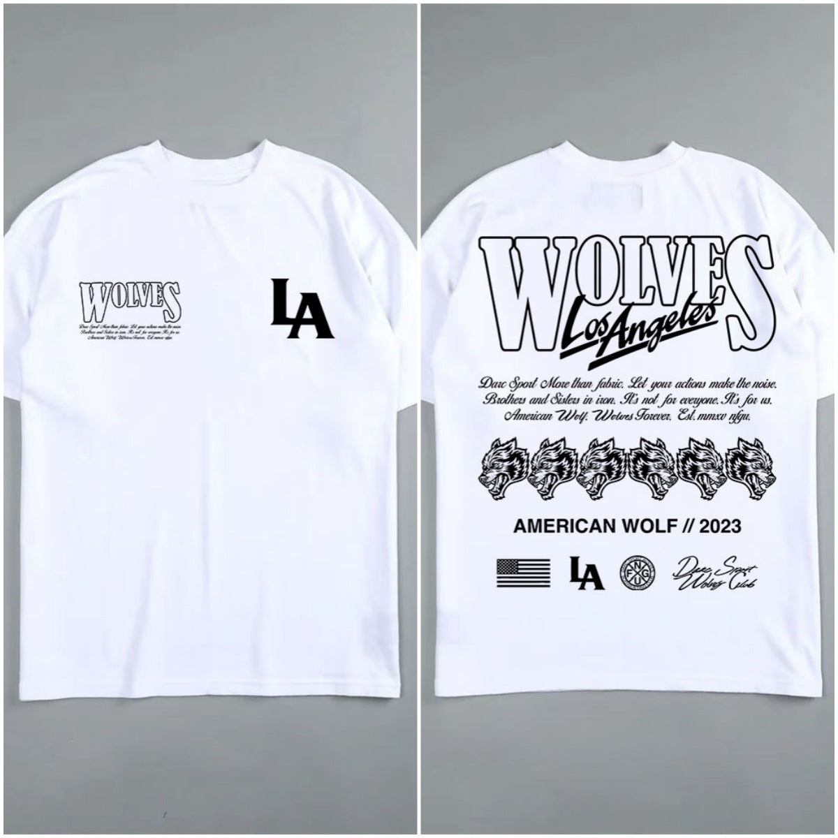Camiseta Oversized Darc Sport Wolves Club