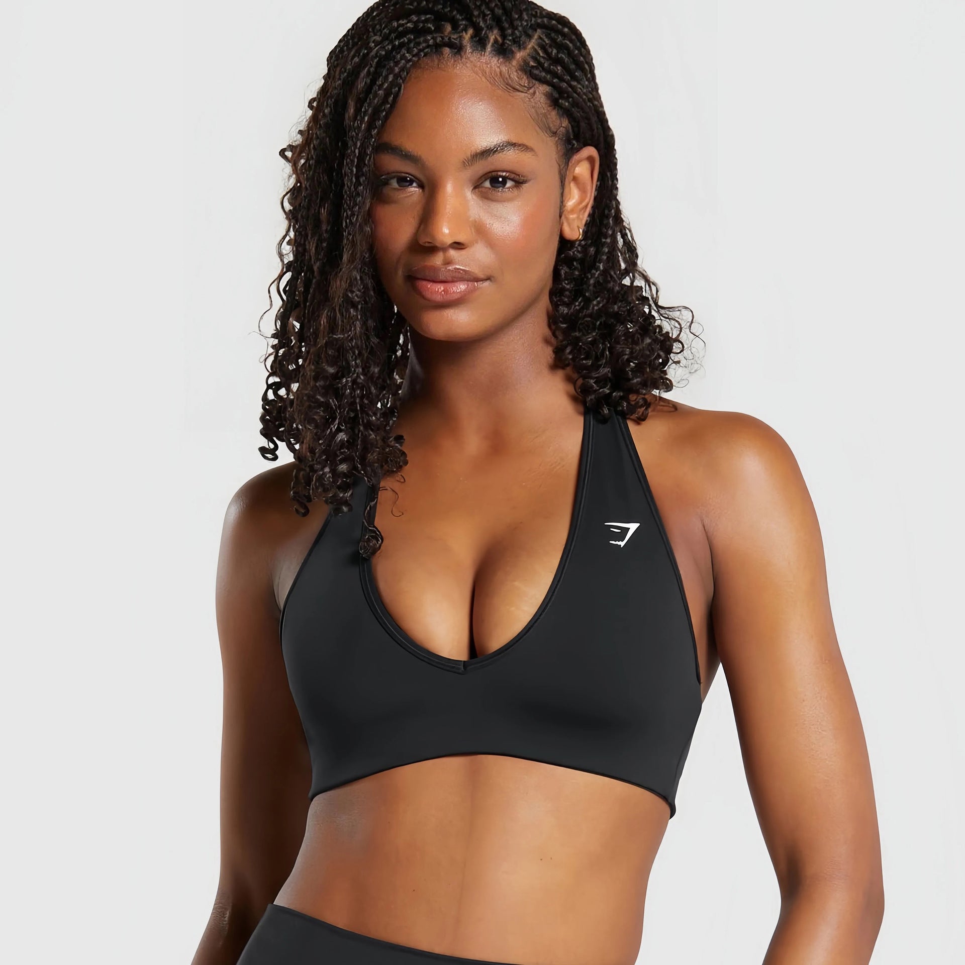 Top Esportivo Gymshark Halter Neck com Bojo