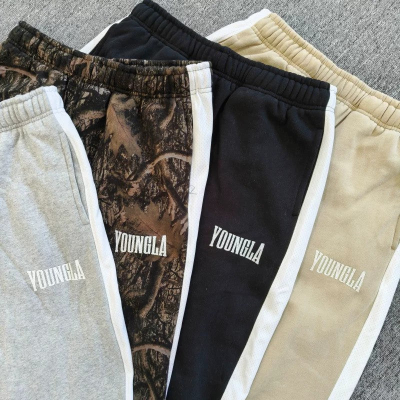 Calça YOUNGLA  Vintage Striped Sweats