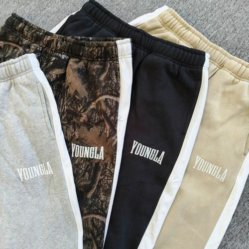 Calça YOUNGLA  Vintage Striped Sweats