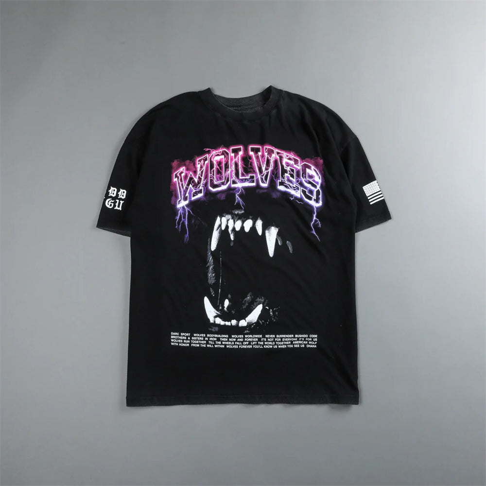 Camiseta Oversized Darc Sport Wolves Bodybuilding