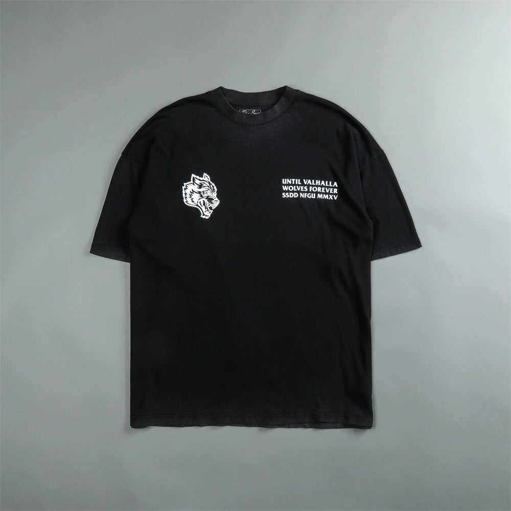 Camiseta Oversized Darc Sport Wolves Until Valhalla