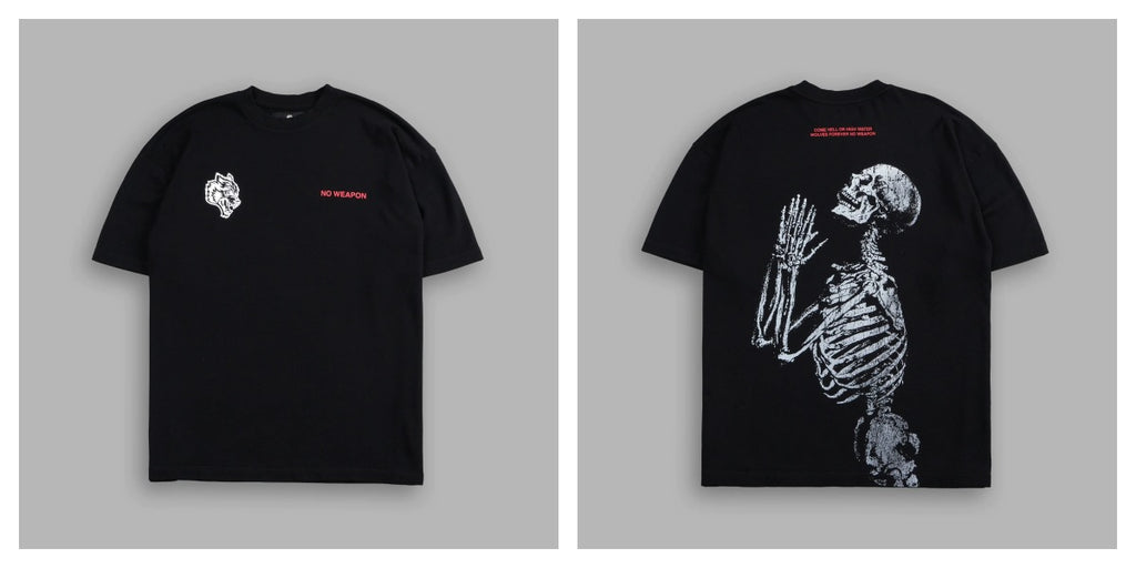 Camiseta Oversized Darc Sport No Weapon Wolves