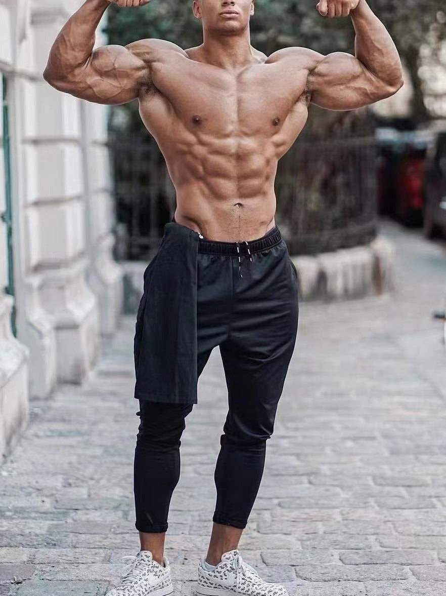 Calça Jogger Gymshark Slim Tapered Canelada