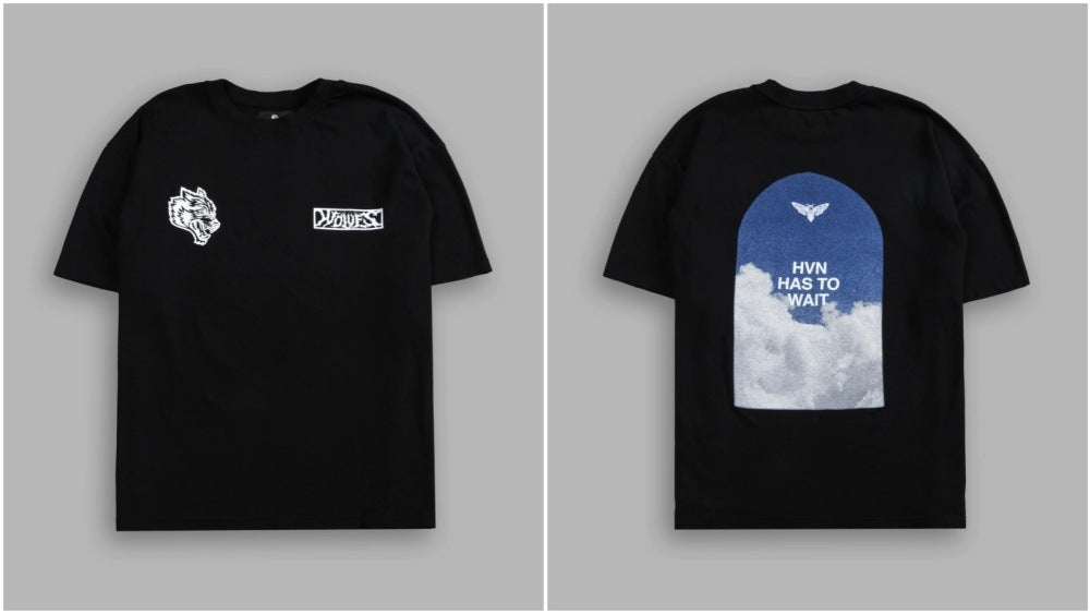 Camiseta Oversized Darc Sport Wolves Dark